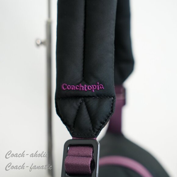 NWT Coach Coachtopia CQ859 Loop Puffy Wavy Dinky Bag in Black - Picture 10 of 16